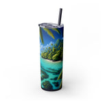 Skinny Tumbler with Straw, 20oz