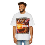 Inspirational Oversized Tee - "I Walk With Purpose"
