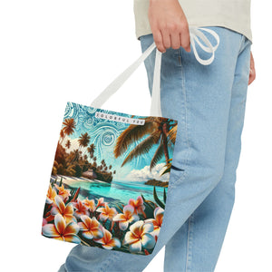 Tropical Paradise Tote Bag - Colorful You Floral Design