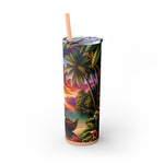 Skinny Tumbler with Straw, 20oz