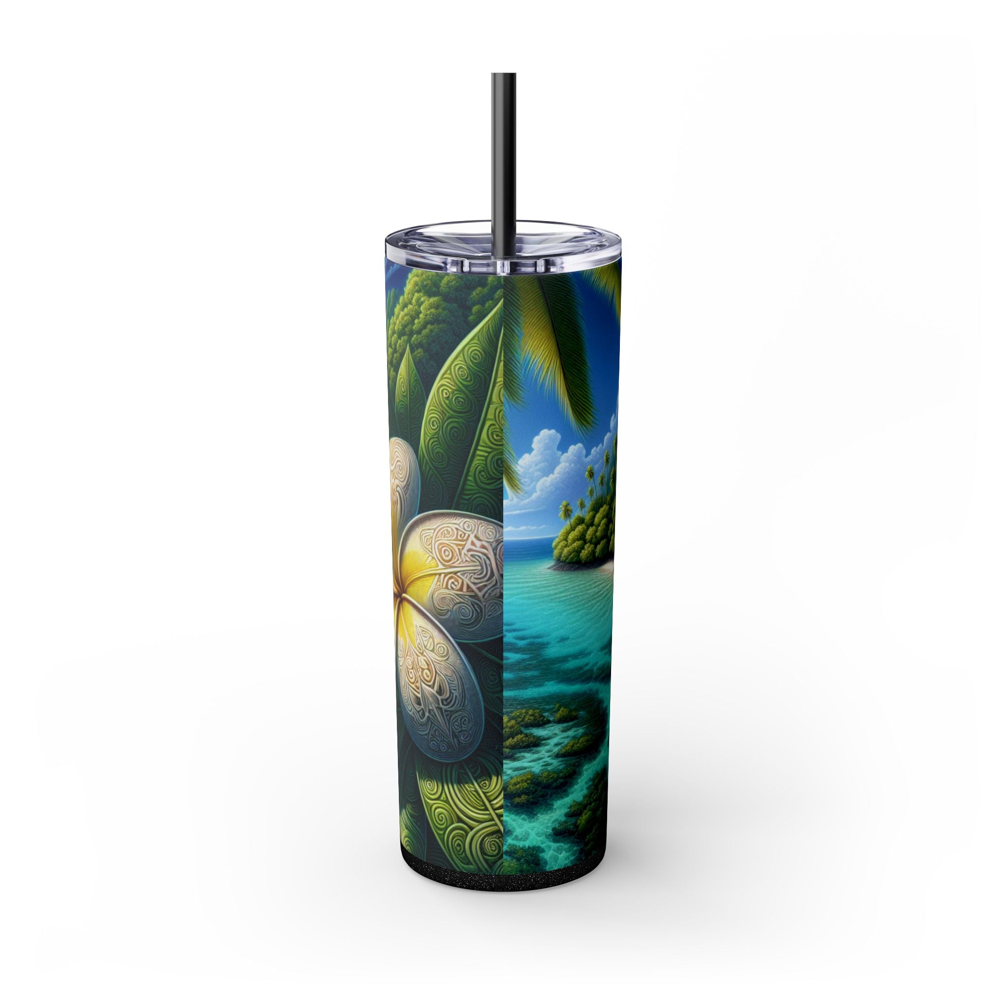 Skinny Tumbler with Straw, 20oz