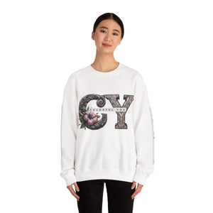 Colorful You Floral Crewneck Sweatshirt - Unisex Heavy Blend
