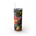 Skinny Tumbler with Straw, 20oz