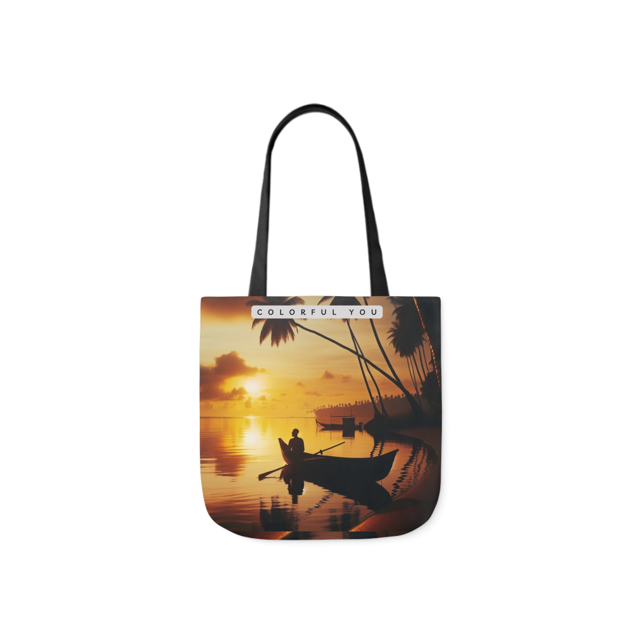 Canvas Tote Bag, 5-Color Straps
