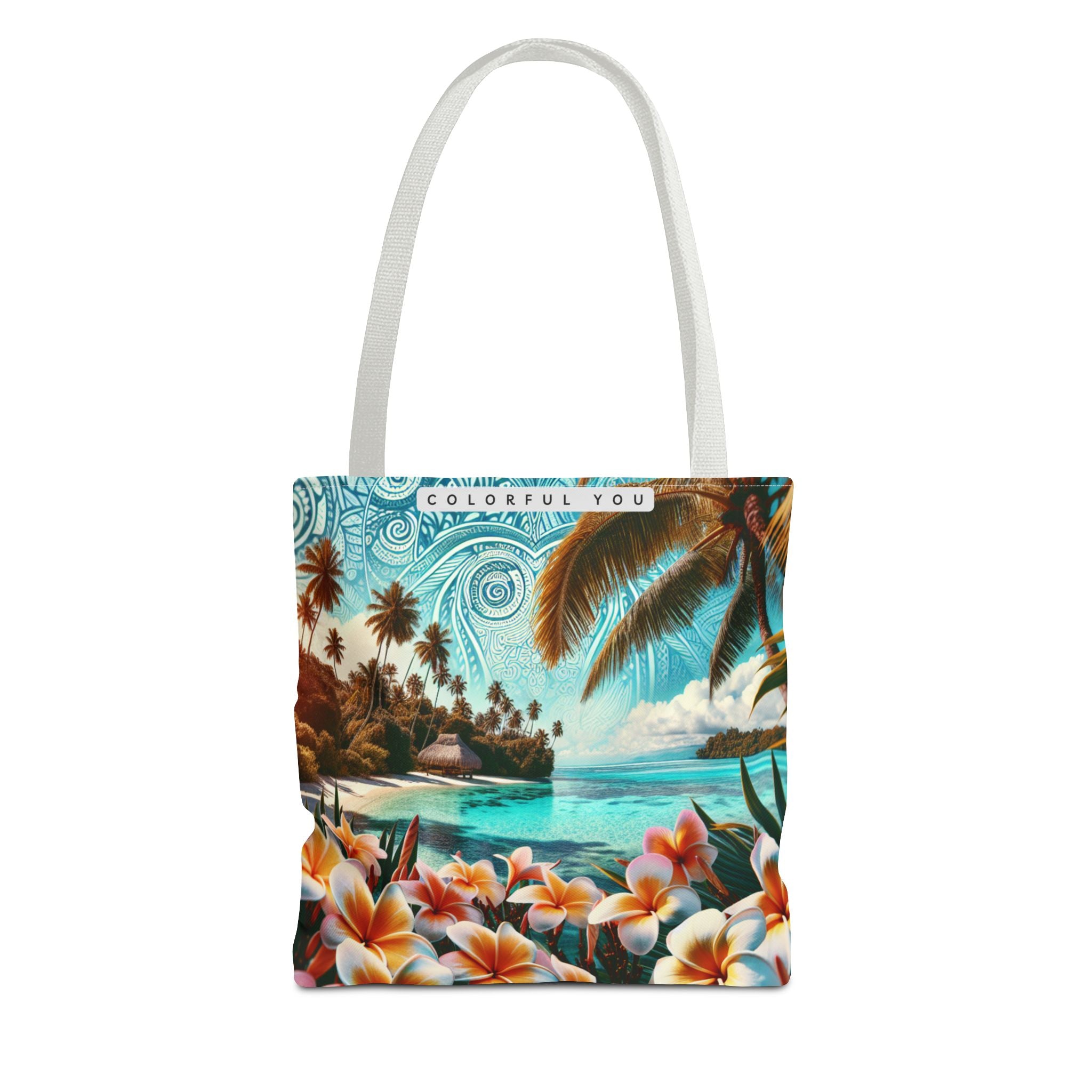 Tropical Paradise Tote Bag - Colorful You Floral Design