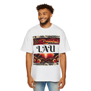 Lau Represent Sunset Heavy Oversized Tee - Perfect for Beach Lovers