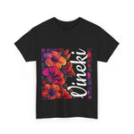 Vineki Vibrant Floral Unisex Heavy Cotton Tee - 'Wineki Munda' Design for Nature Lovers