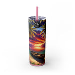 Skinny Tumbler with Straw, 20oz