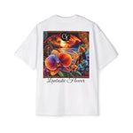 Lautastic Tee - Heavy Oversized T-Shirt with Orchid Design