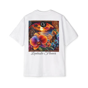 Lautastic Tee - Heavy Oversized T-Shirt with Orchid Design