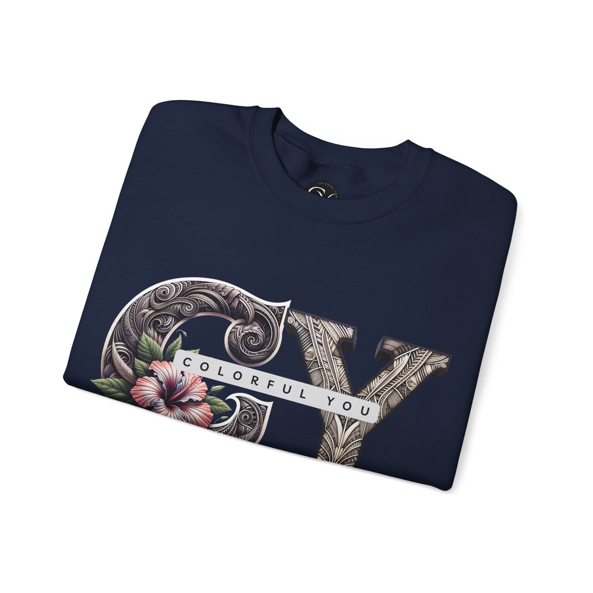 Colorful You Floral Crewneck Sweatshirt - Unisex Heavy Blend