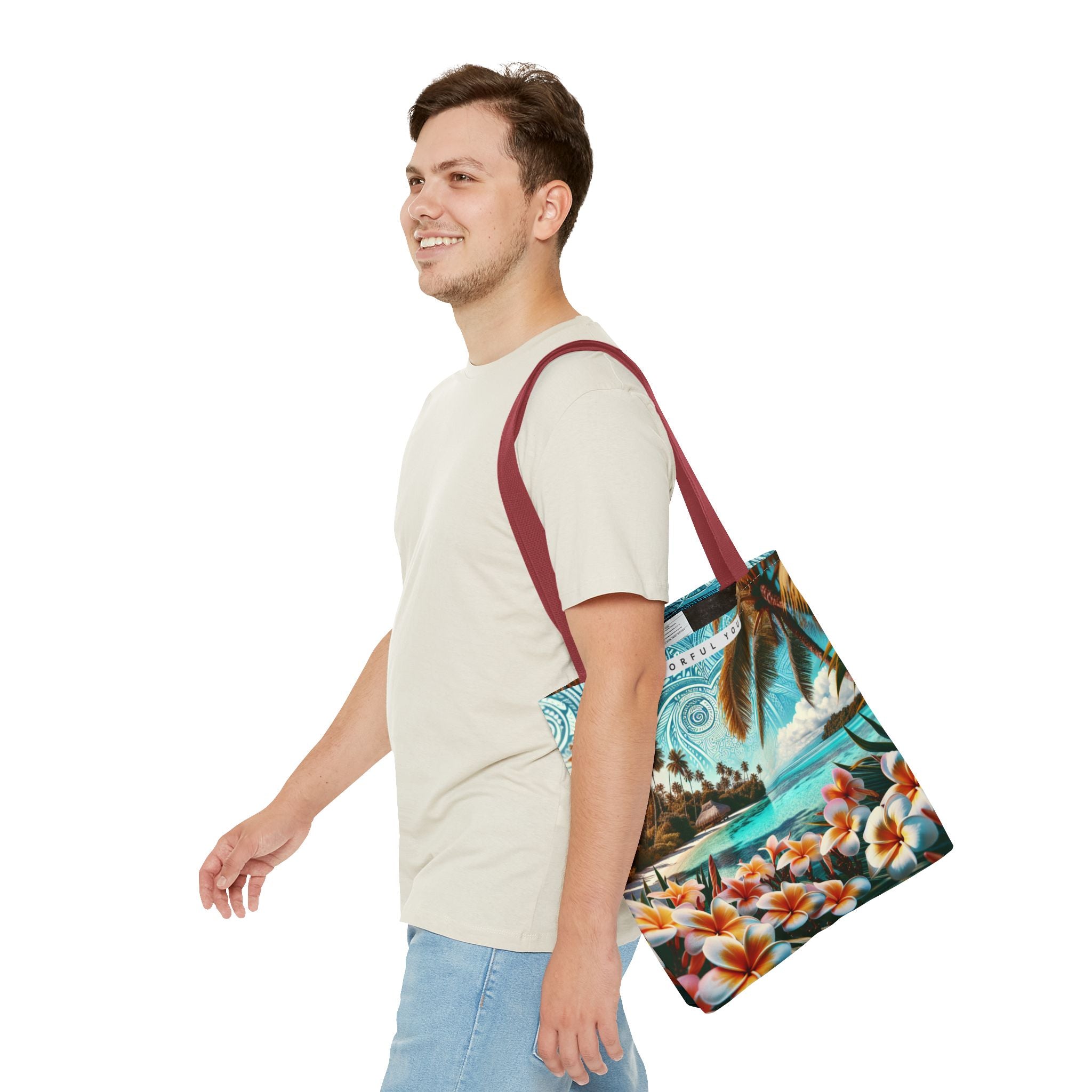 Tropical Paradise Tote Bag - Colorful You Floral Design