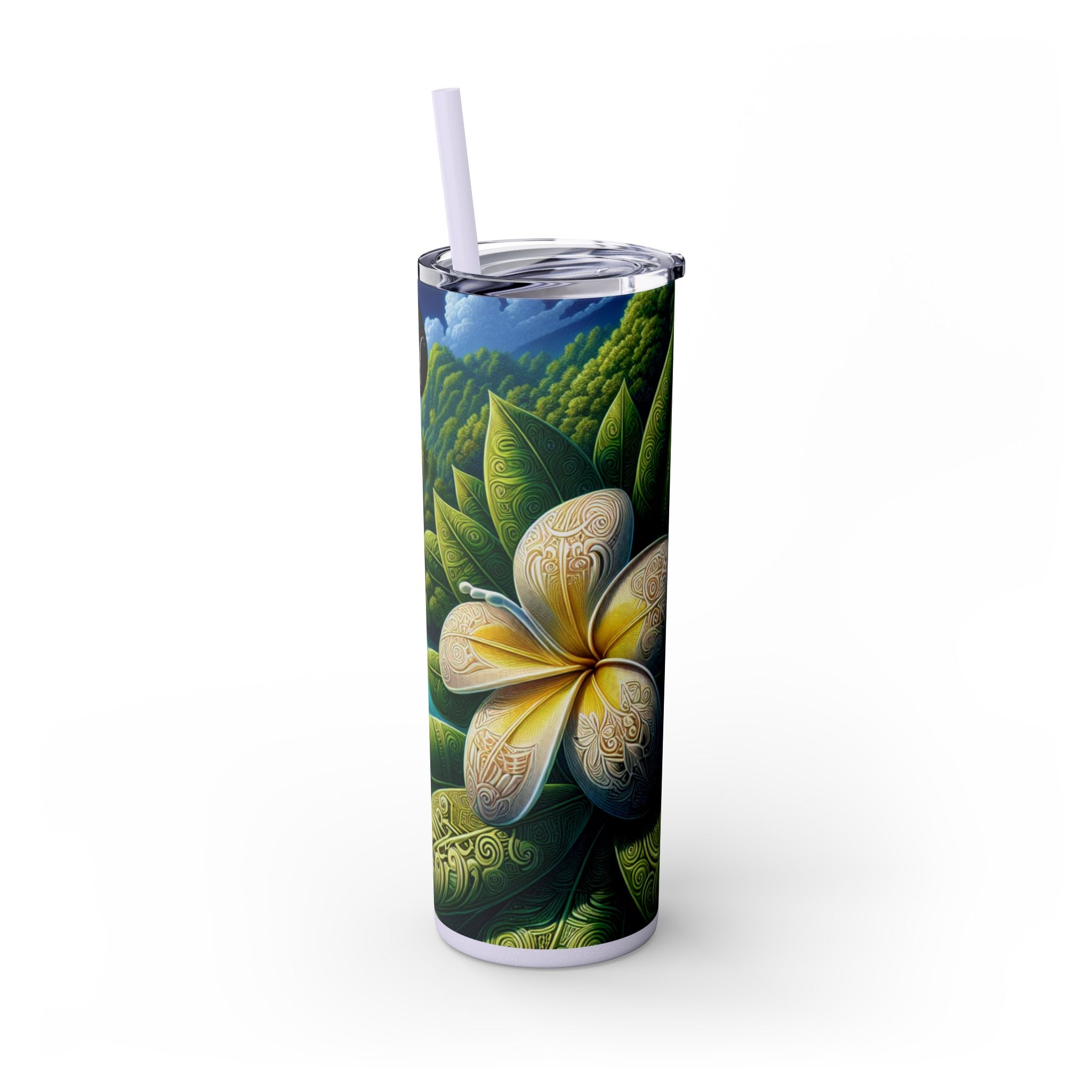 Skinny Tumbler with Straw, 20oz