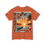 Tropical Vibes Tee, Relaxed Summer Shirt, Beach Wear, Unisex Cotton Tee, Nature Lover Gift, Vacation Outfit