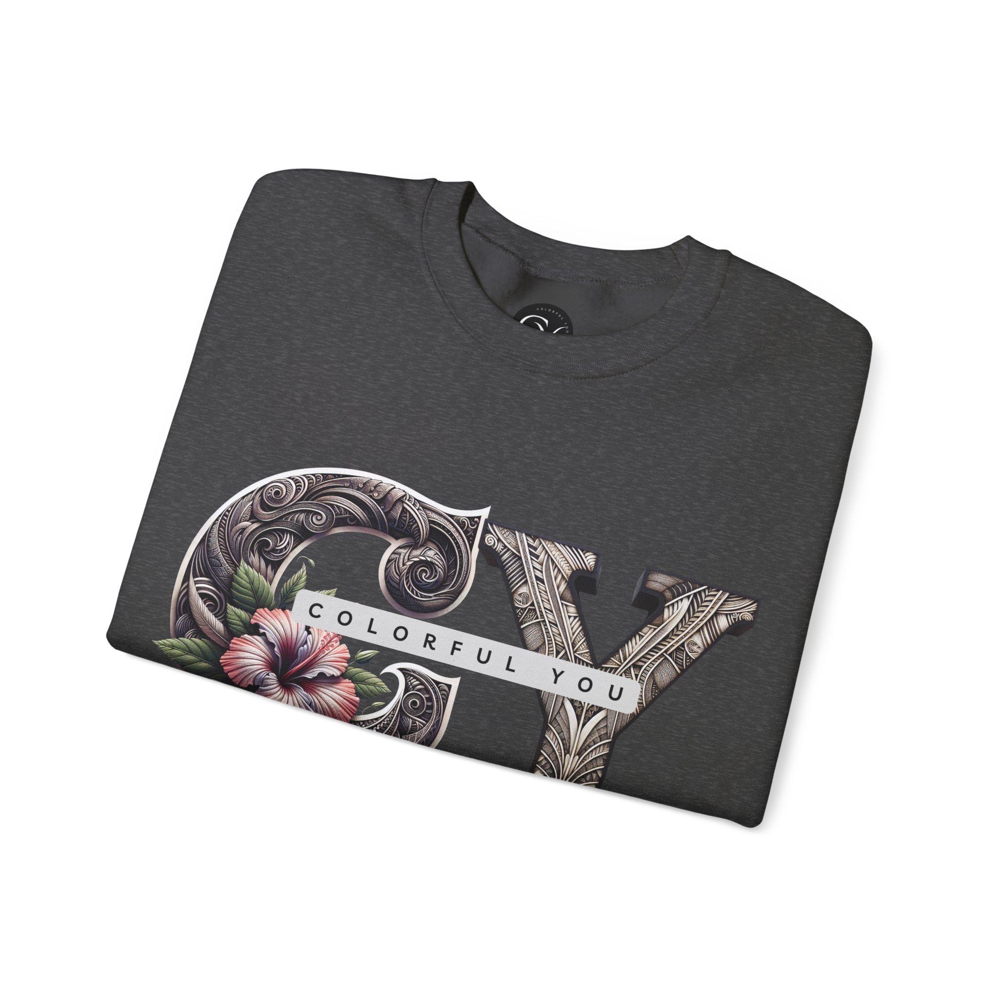 Colorful You Floral Crewneck Sweatshirt - Unisex Heavy Blend