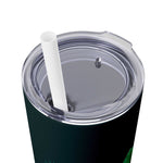 Skinny Tumbler with Straw, 20oz – Double-Wall Stainless Steel Design!.