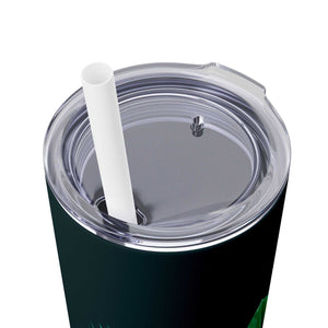 Skinny Tumbler with Straw, 20oz – Double-Wall Stainless Steel Design!.