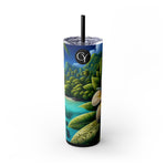 Skinny Tumbler with Straw, 20oz