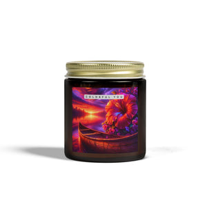 Scented Coconut Apricot Candles (4oz, 9oz)