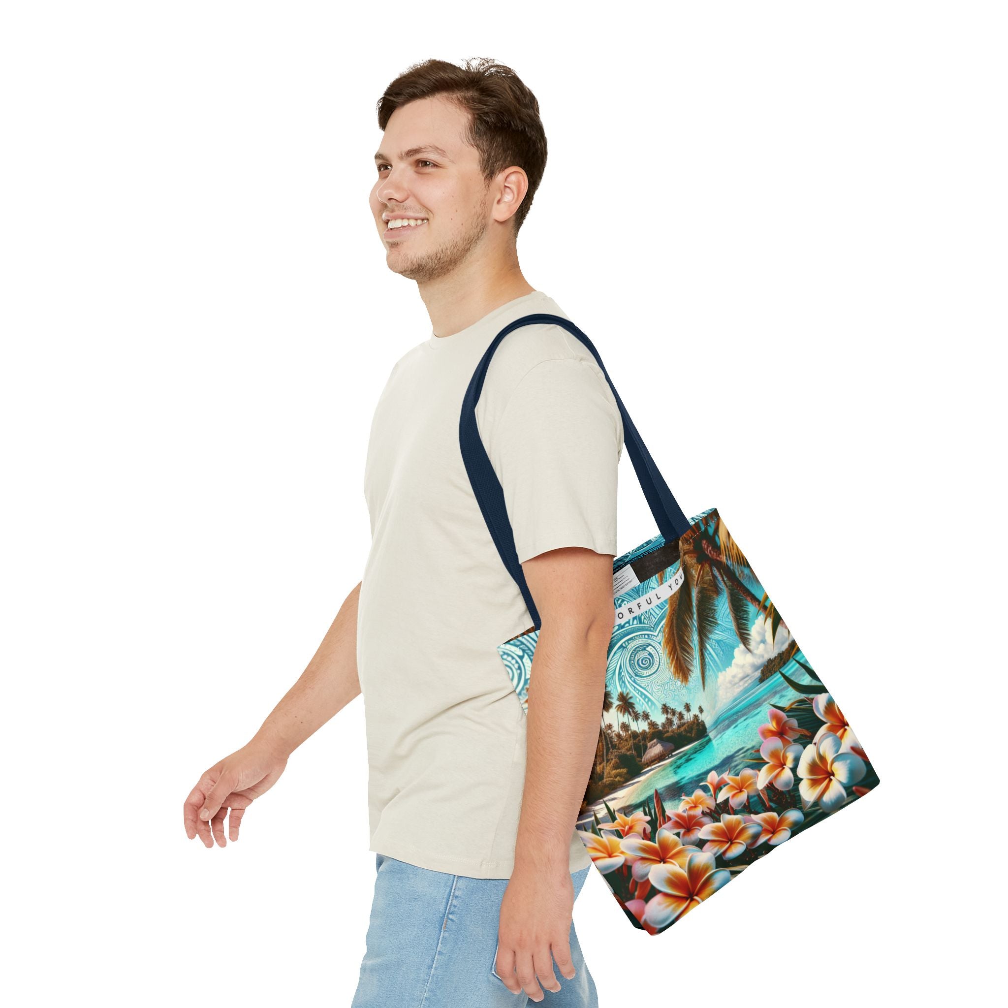 Tropical Paradise Tote Bag - Colorful You Floral Design