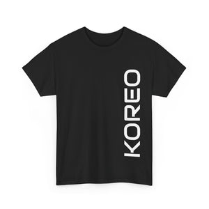 KOREO Unisex Heavy Cotton Tee - Stylish Tropical Graphic Tee for Casual Wear