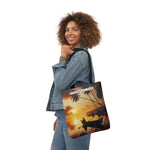 Canvas Tote Bag, 5-Color Straps