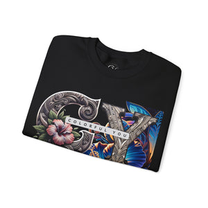 Colorful You Floral Sweatshirt | Unisex Heavy Blend™ Crewneck
