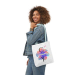 Canvas Tote Bag, 5-Color Straps – Durable, Stylish & Spacious Design."