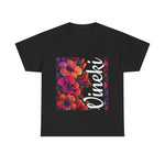 Vineki Vibrant Floral Unisex Heavy Cotton Tee - 'Wineki Munda' Design for Nature Lovers