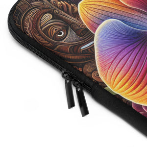 Vibrant Floral Laptop Sleeve - Ethnic Artwork Design