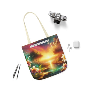 Canvas Tote Bag, 5-Color Straps