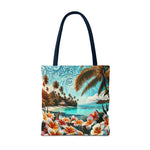 Tropical Paradise Tote Bag - Colorful You Floral Design