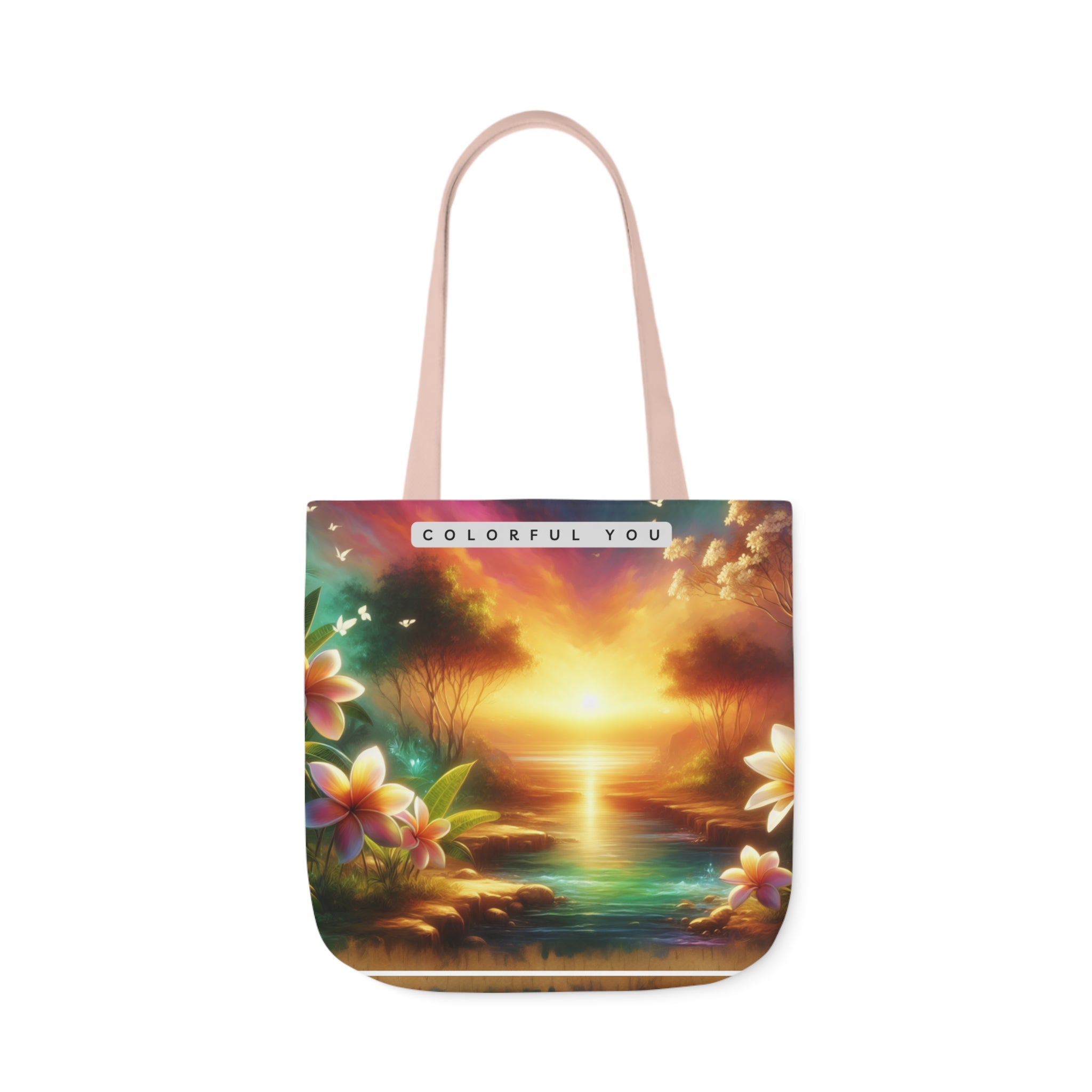 Canvas Tote Bag, 5-Color Straps