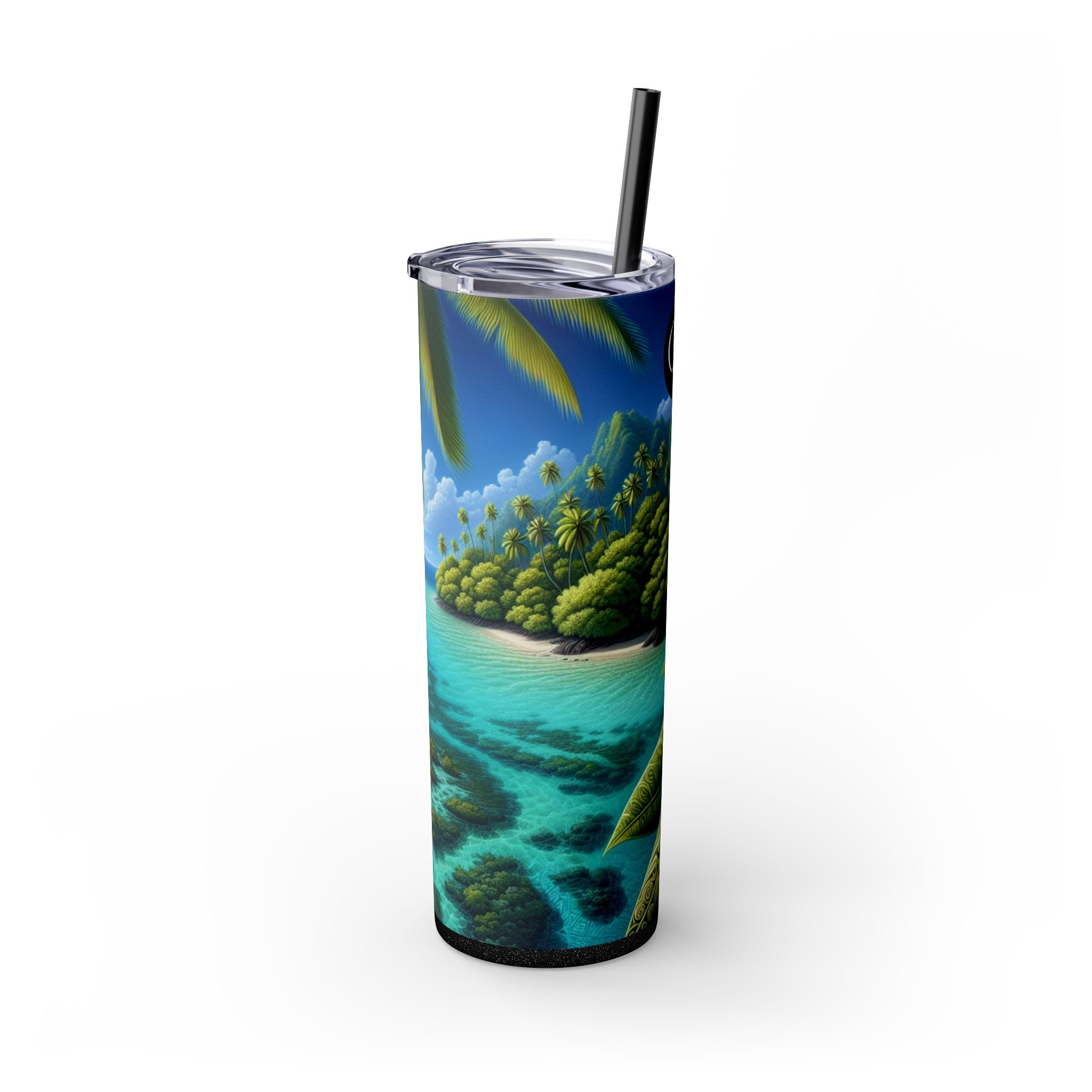 Skinny Tumbler with Straw, 20oz
