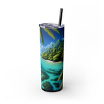 Skinny Tumbler with Straw, 20oz
