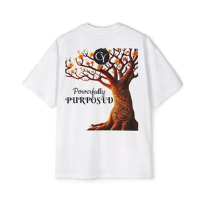 Inspirational Oversized Tee - "I Walk With Purpose"