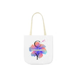 Canvas Tote Bag, 5-Color Straps – Durable, Stylish & Spacious Design."