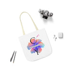 Canvas Tote Bag, 5-Color Straps – Durable, Stylish & Spacious Design."