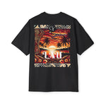 Lau Represent Sunset Heavy Oversized Tee - Perfect for Beach Lovers