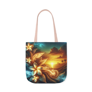 Tropical Canvas Tote Bag