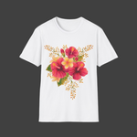 Unisex Softstyle Hibiscus T-Shirt