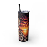 Skinny Tumbler with Straw, 20oz