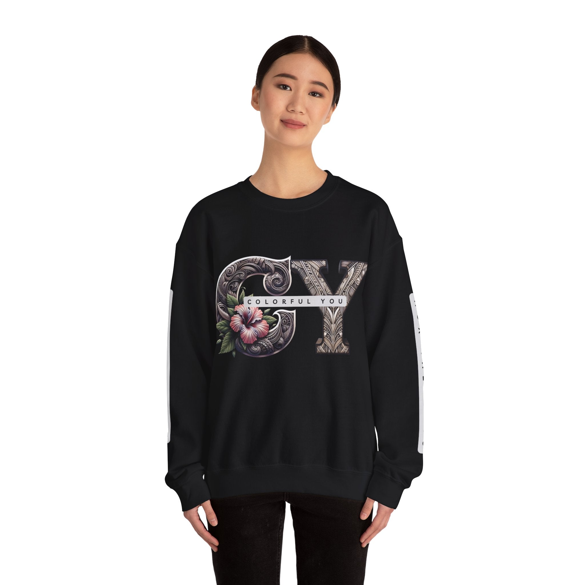 Colorful You Floral Crewneck Sweatshirt - Unisex Heavy Blend