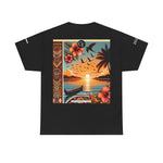 Tropical Vibes Tee, Relaxed Summer Shirt, Beach Wear, Unisex Cotton Tee, Nature Lover Gift, Vacation Outfit