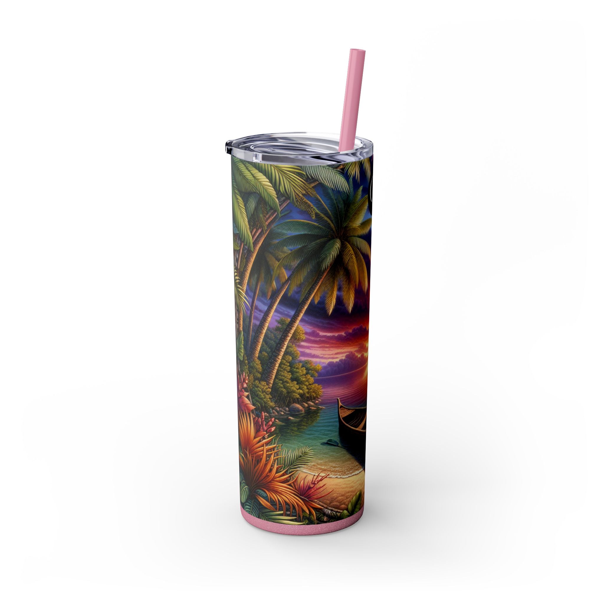 Skinny Tumbler with Straw, 20oz