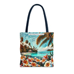 Tropical Paradise Tote Bag - Colorful You Floral Design