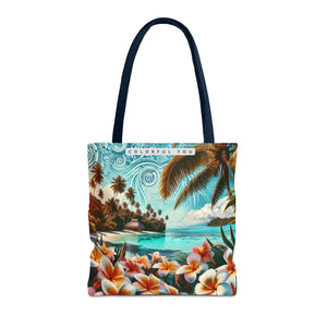 Tropical Paradise Tote Bag - Colorful You Floral Design