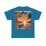 Tropical Vibes Tee, Relaxed Summer Shirt, Beach Wear, Unisex Cotton Tee, Nature Lover Gift, Vacation Outfit