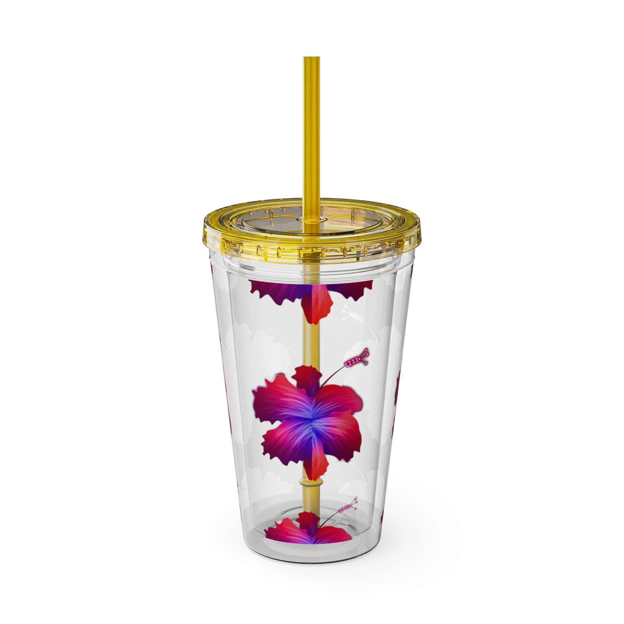 Sunsplash Tumbler with Straw, 16oz