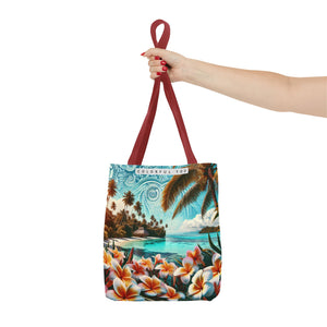 Tropical Paradise Tote Bag - Colorful You Floral Design